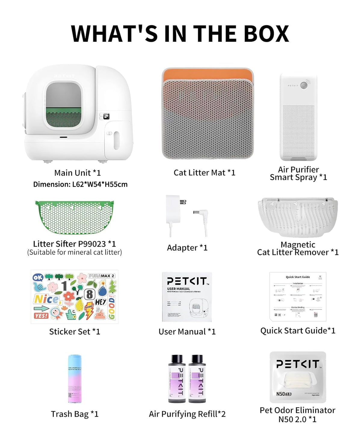 PETKIT PURA MAX 2 Self-Cleaning Cat Litter Box | App Control