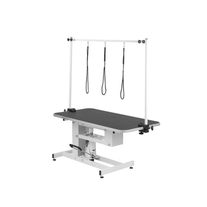 KCT Large Hydraulic Dog Grooming Table with H-Bar & Leashes
