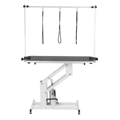 KCT Large Hydraulic Dog Grooming Table with H-Bar & Leashes