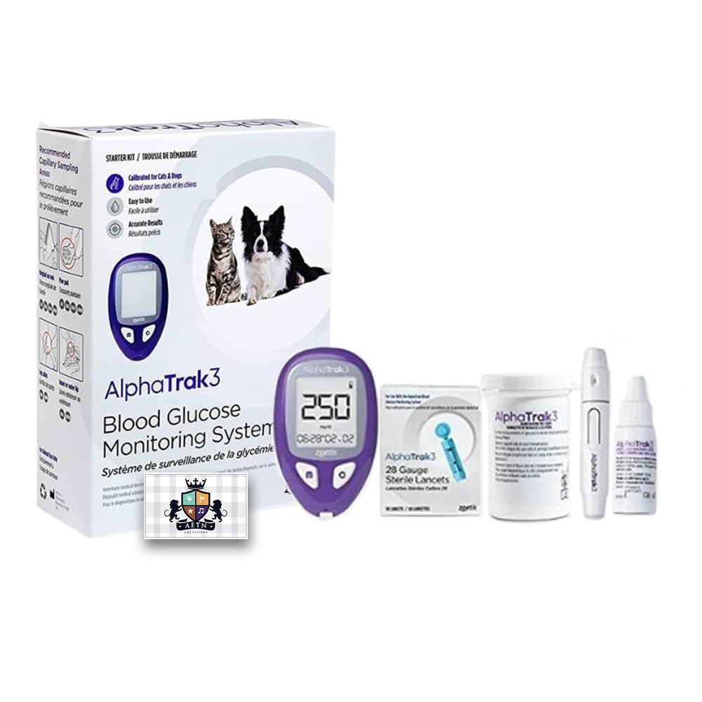 AlphaTRAK 3 Blood Glucose Monitoring Kit for Dogs & Cats