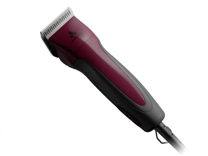 Andis Excel 5-Speed Detachable Blade Dog Clipper Kit – Burgundy