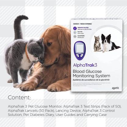 AlphaTRAK 3 Blood Glucose Monitoring Kit for Dogs & Cats