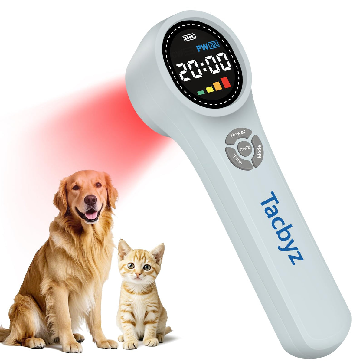 Tacbyz Cold Laser Therapy Device for Dogs Cats & Horses | Handheld