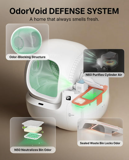 PETKIT PUROBOT MAX PRO 2 Self-Cleaning Litter Box with AI Camera