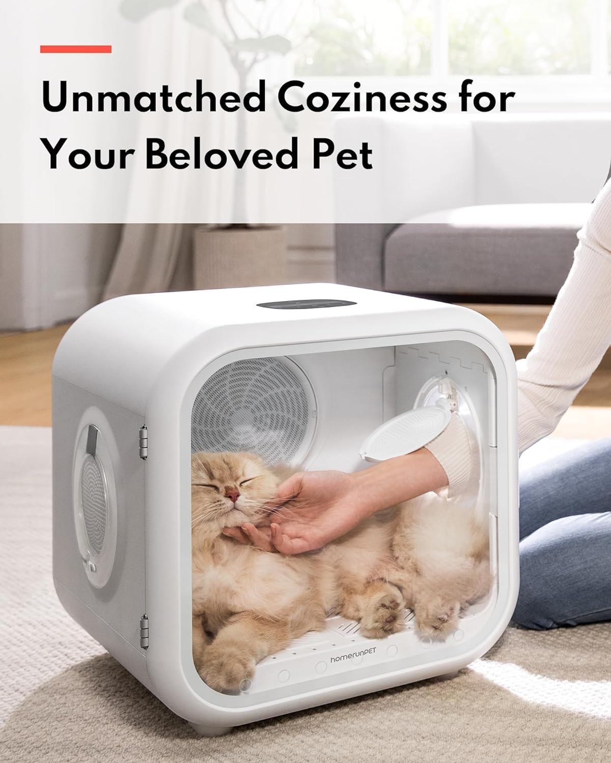 HomeRunPet Drybo Plus Automatic Pet Dryer for Cats & Small Dogs