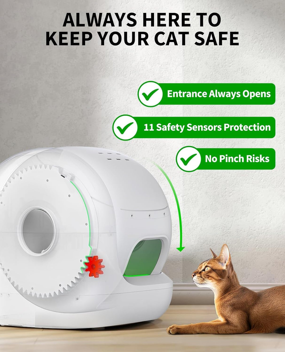 PETKIT PURA MAX 2 76L Self-Cleaning Litter Box | 11 Safety Sensors