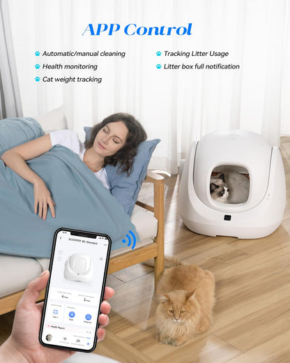 Catlink Baymax Self-Cleaning Smart Cat Litter Box for Multi-Cat