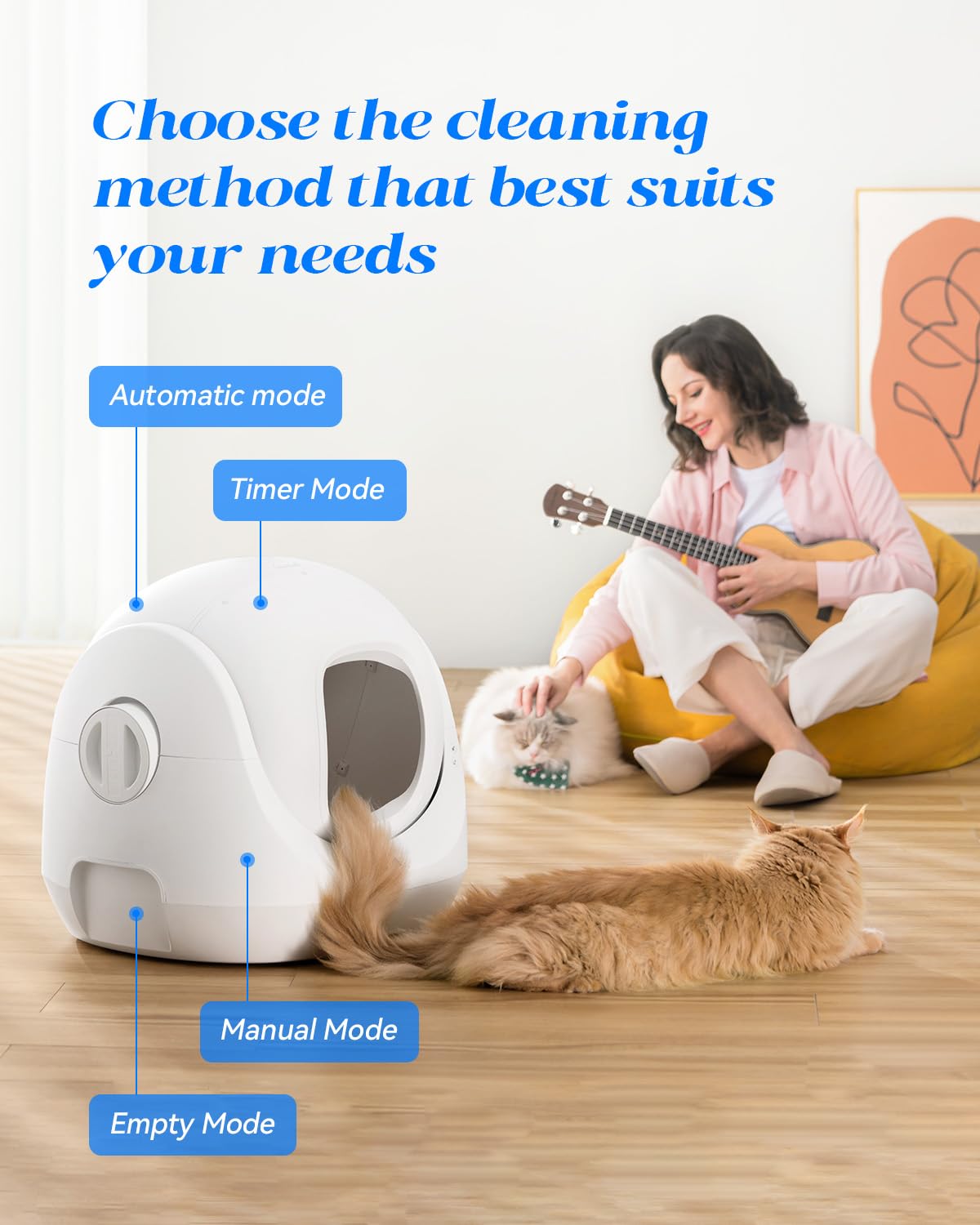Catlink Baymax Self-Cleaning Smart Cat Litter Box for Multi-Cat
