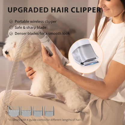 PETKIT 5-in-1 Dog Grooming Vacuum Kit for Dogs & Cats