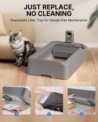 PETKIT Purobot Crystal Self-Cleaning Litter Box with AI Camera