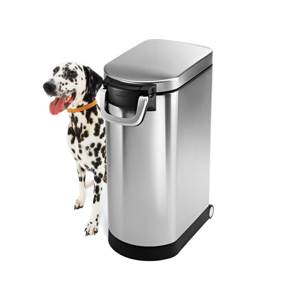 simplehuman 35L Airtight Pet Food Storage Container | Stainless