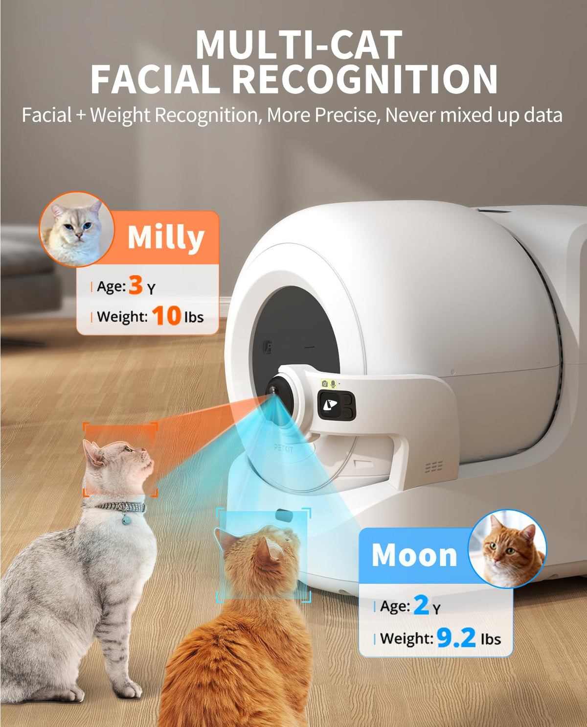 PETKIT PUROBOT ULTRA Self-Cleaning Litter Box with AI Camera