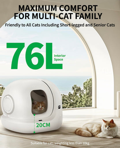 PETKIT PURA MAX 2 Self-Cleaning Cat Litter Box | App Control