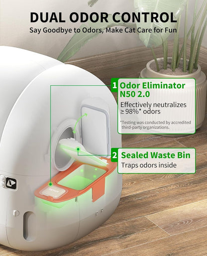 PETKIT PURA MAX 2 76L Self-Cleaning Litter Box | 11 Safety Sensors