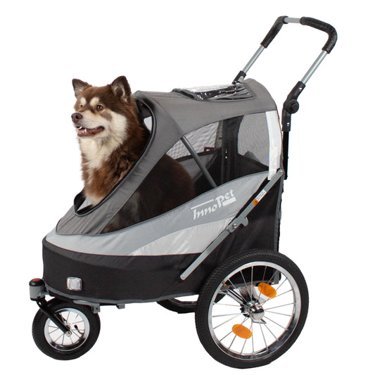 InnoPet Sporty Deluxe 2-in-1 Dog Stroller & Bike Trailer – 30kg