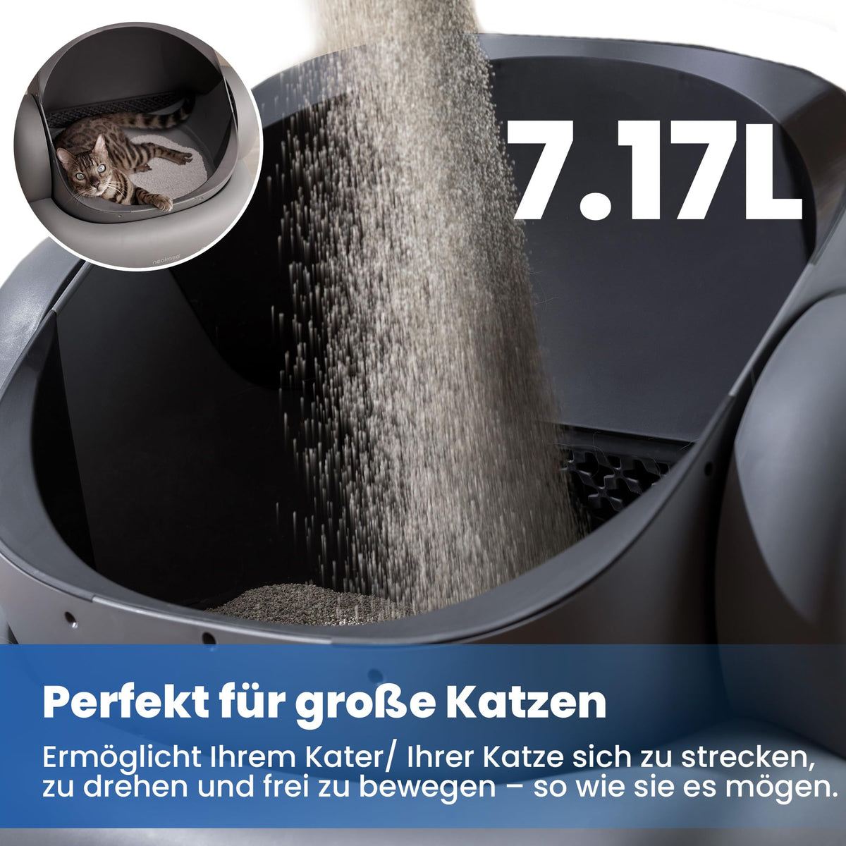 Neakasa M1 Plus Self-Cleaning Cat Litter Box – App Control